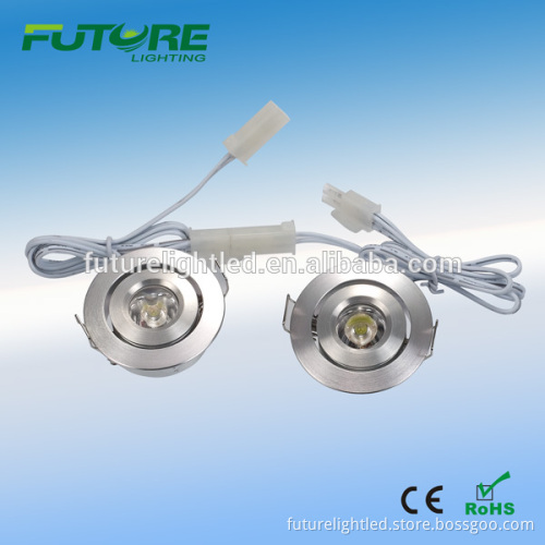12VDC bright dimmable COB 3W mini led downlight